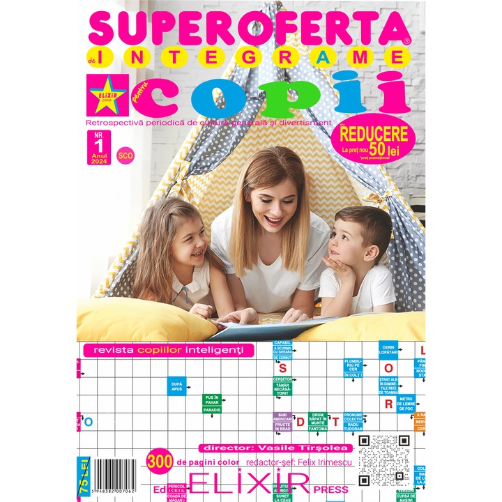 Integrame, Elixir Press, Superoferta de integrame pentru copii nr. 1, 300 pagini