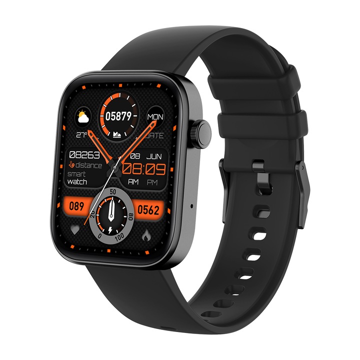 Ceas Smartwatch Colmi P71, 1.9 Inch, 240 x 284 Pixel, 230 mAh, 7 zile timp de lucru, IP68