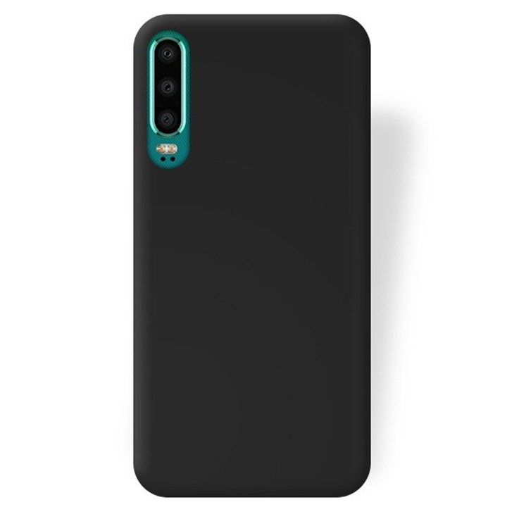 Калъф за телефон Huawei P30 - черен силиконов кейс