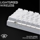 Tastatura mecanica gaming Logitech G PRO X 60 LIGHTSPEED, Ultra Compact TKL, Lightsync RGB, switch-uri GX tactile, Alb