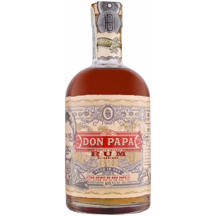 Rom Don Papa 7 ani, Sticla, 0.7L, 40%