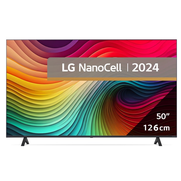 Televizor LG NanoCell 50NANO81T3A, 126 cm, Smart, 4K Ultra HD, Clasa G (Model 2024)