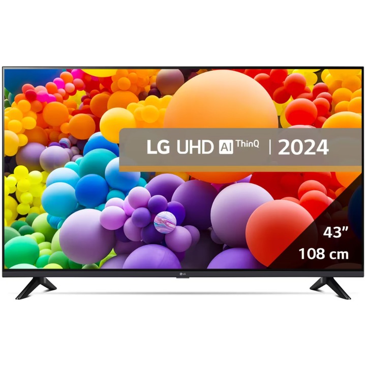 Televizor LG LED 43UT73003LA, 108 cm, Smart, 4K Ultra HD, Clasa G (Model 2024)