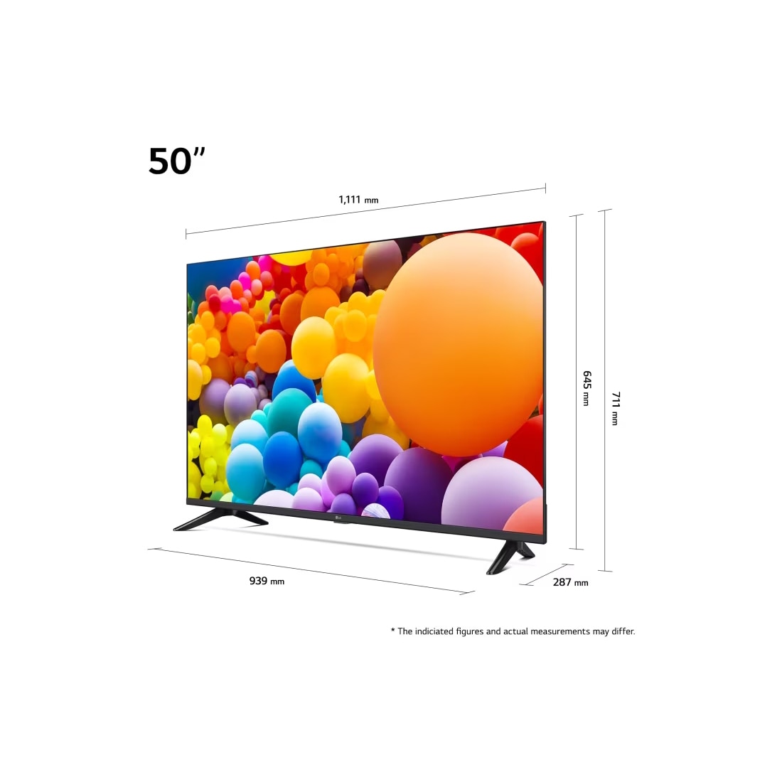 Televizor LG LED 50UT73003LA, 126 cm, Smart, 4K Ultra HD, Clasa G