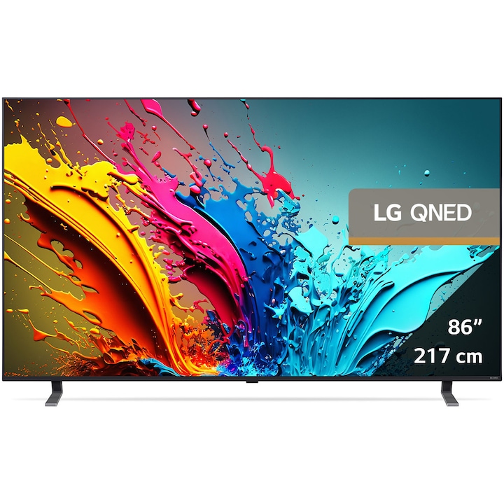 Телевизор LG QNED 86QNED85T3C, 85"(218 см), Smart, 4K Ultra HD, 100 Hz, Клас D(Модел 2024)