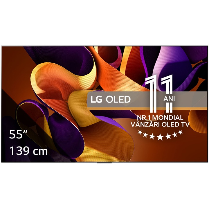 Телевизор LG OLED evo OLED55G42LW, 55" (139 см), Smart, 4K Ultra HD, 100 Hz, Клас F (Модел 2024)