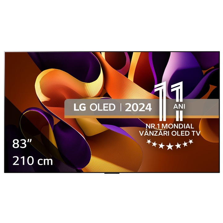 Телевизор LG OLED evo OLED83G42LW, 85" (210 см), Smart, 4K Ultra HD, 100 Hz, Клас F (Модел 2024)