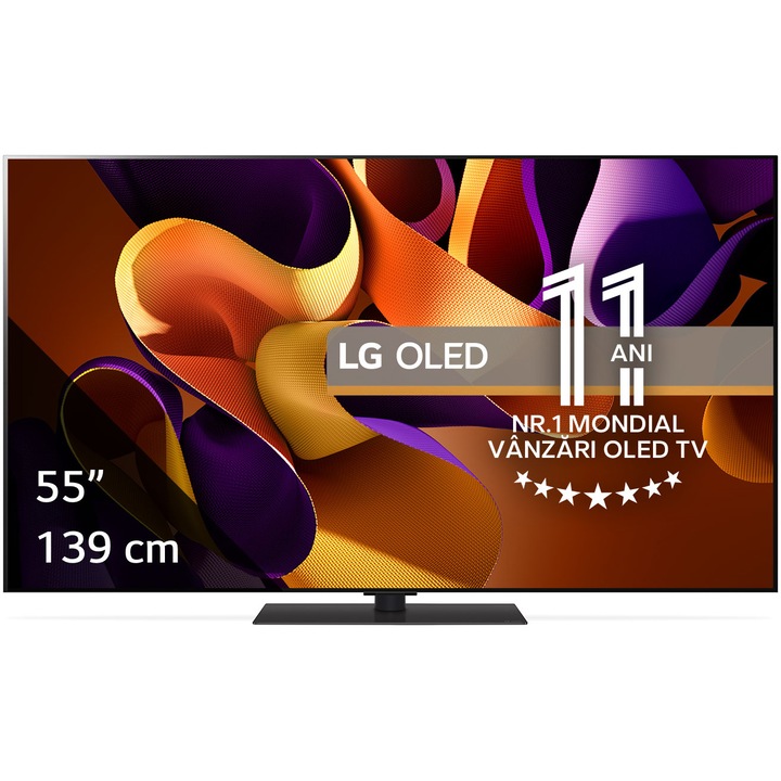 Телевизор LG OLED evo 55G43, 55" (139 см), Smart, 4K Ultra HD, 100 Hz, Клас F (Модел 2024)