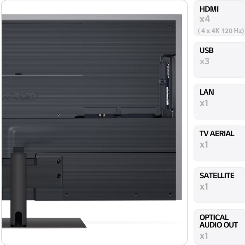 Televizor LG OLED evo OLED65G43LS, 164 cm, Smart, 4K Ultra HD, 100 Hz, Clasa F