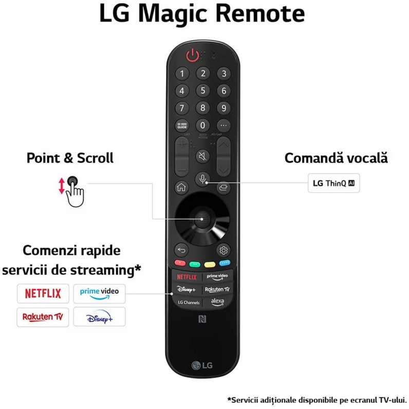 Televizor LG OLED evo OLED65G43LS, 164 cm, Smart, 4K Ultra HD, 100 Hz, Clasa F
