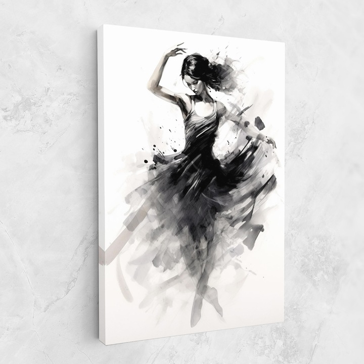 Картина на платно, ARTHUB, 70x100 cm | Спалня и Дневна, Жени, Абстрактни жени, Dancing Woman