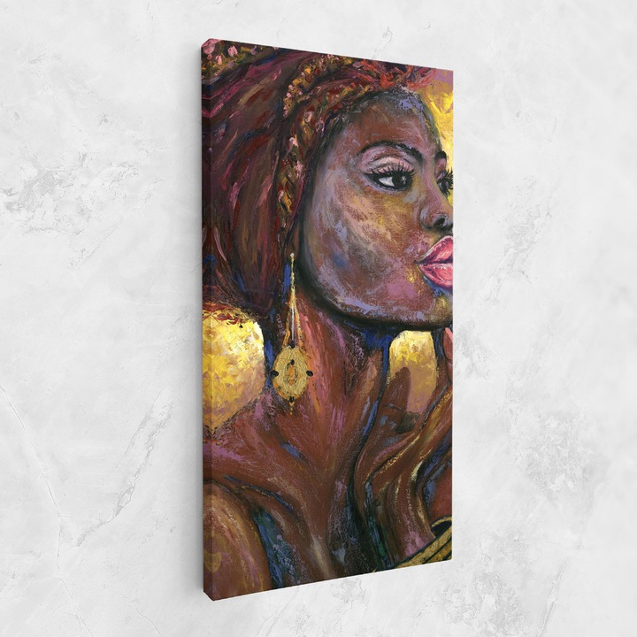 Картина на платно, ARTHUB, 60x120 cm | Спалня и Дневна, Жени, Африкански жени, African Women