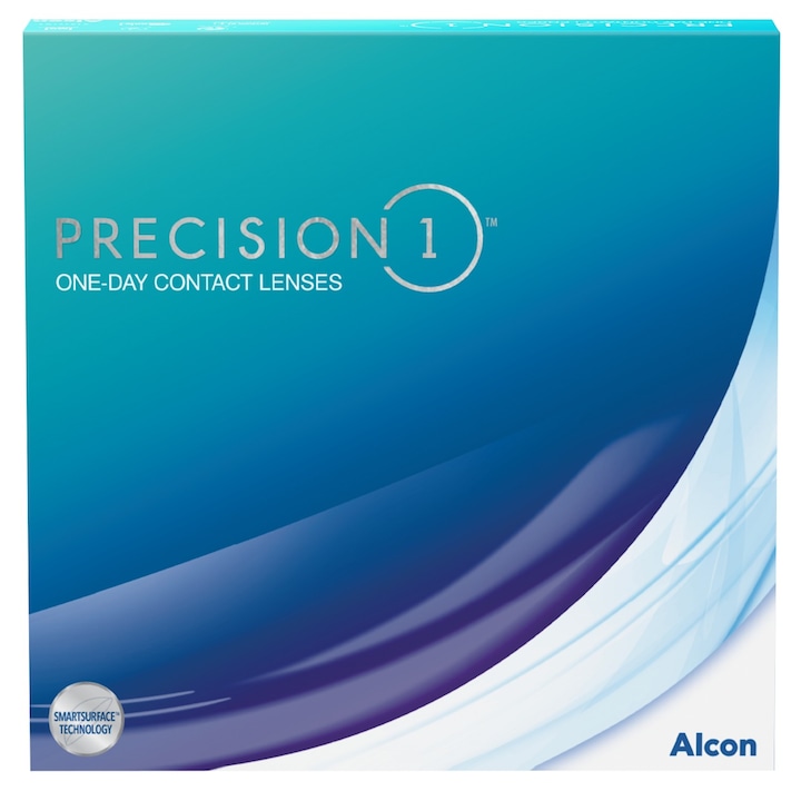 Контактни лещи Precision1, Alcon, Диоптър -0.75, 90 броя