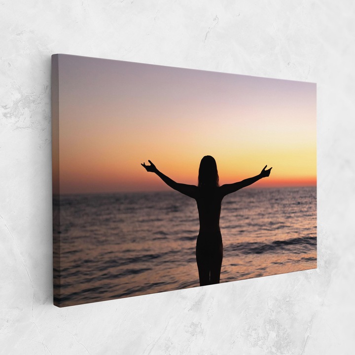 Картина на платно, ARTHUB, 70x100 cm | Спалня и Дневна, Жени, Силуети, Feeling Freedom