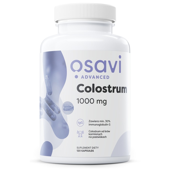 Supliment alimentar Osavi Colostrum, 500 mg, 120 capsule, Colostrum bovinum