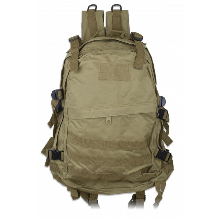 Rucsac Albainox Barbaric, capacitate 40L, Nylon/Sintetic, Coyote, 30x50x22cm