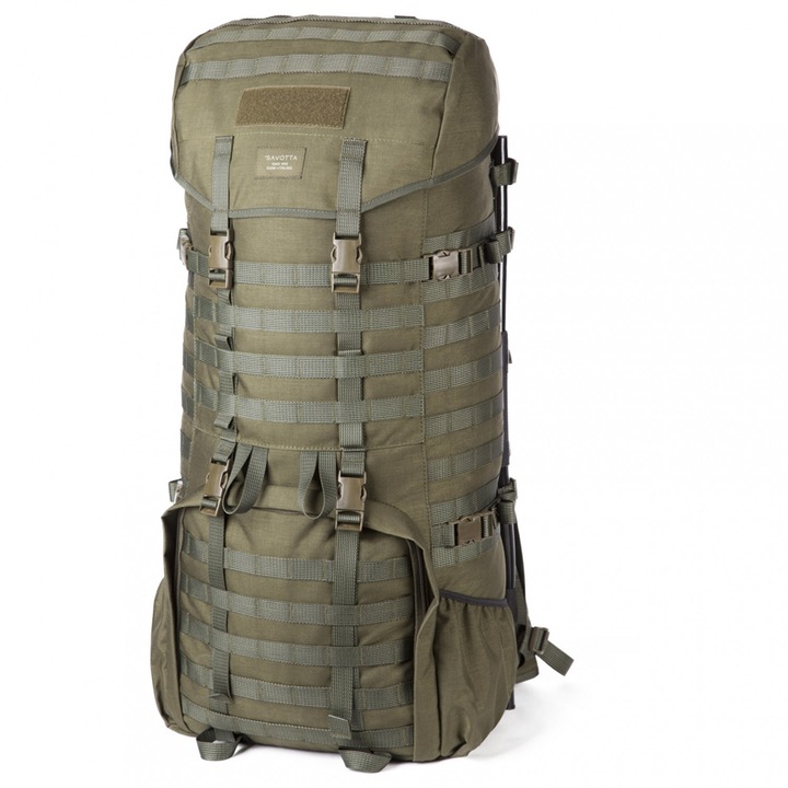 Rucsac Savotta Jaakari XL, poliamida, 70L, kaki, 79x32x23cm, pentru barbati
