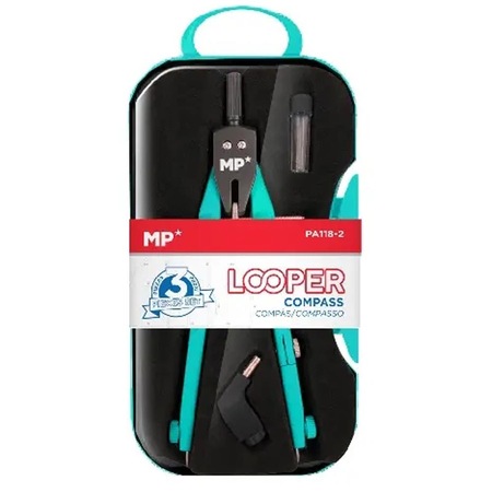 Compas, Plastic, Turcoaz, 17 cm - eMAG.ro