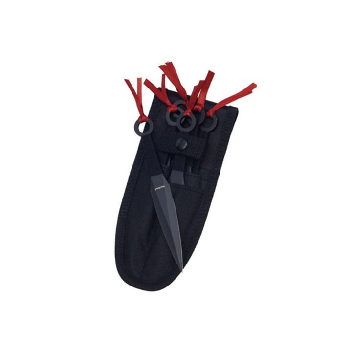 Set 6 cutite de aruncat Haller, negru