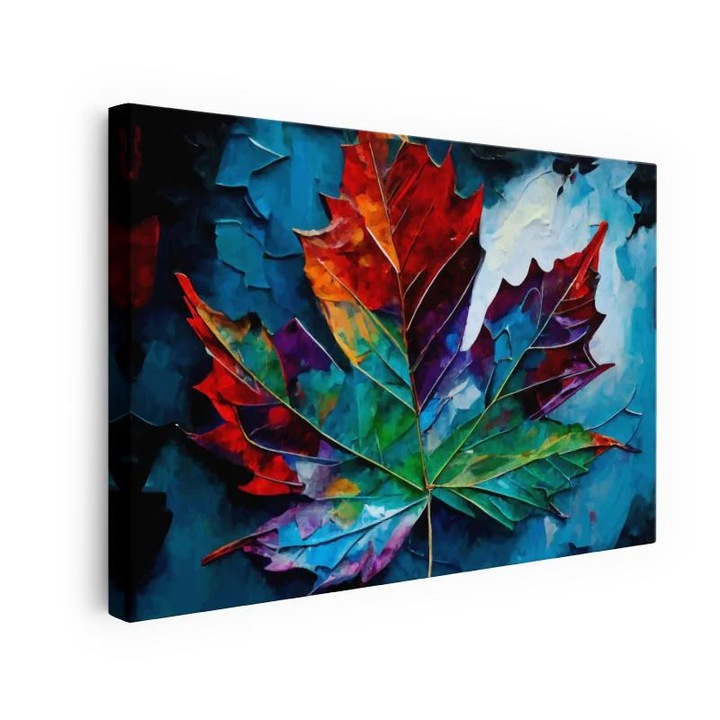 Arthub, Vászonkép, Colorful Leaf Mix, 50x70 cm