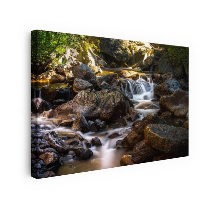 Arthub, Vászonkép, Nature Rocks Waterfall, 20x30 cm