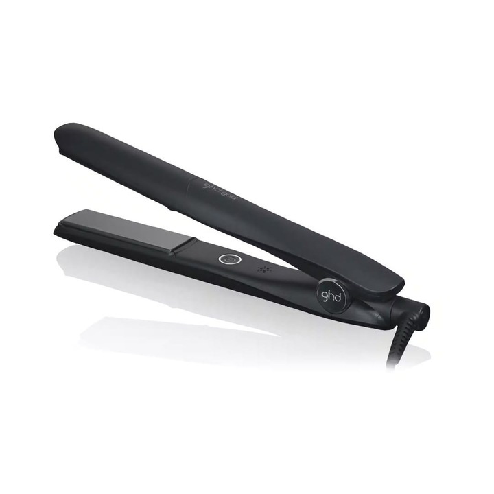 Преса за коса Ghd Original, Керамични плочи с гланцово покритие, 185°C температура, Бързо загряване, Авто стоп, Черна