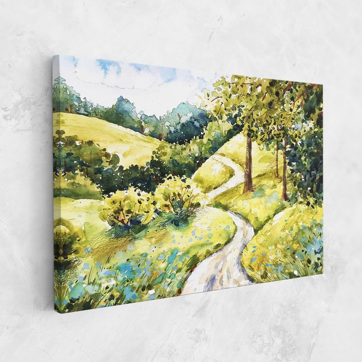 Картина на платно, ARTHUB, 80x120 cm | Спалня и Дневна, Пейзажи, Пролет, Fresh Spring View
