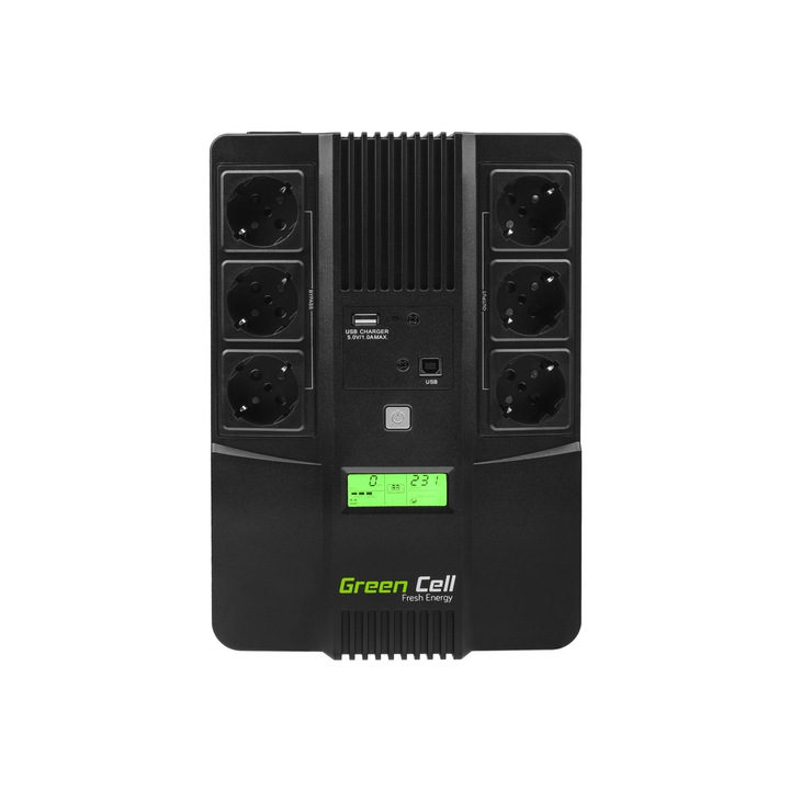 UPS Green Cell AiO LCD Screen 600VA