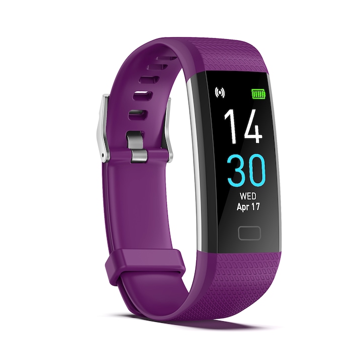 Bratara fitness Amio, M3, Bluetooth, Negru