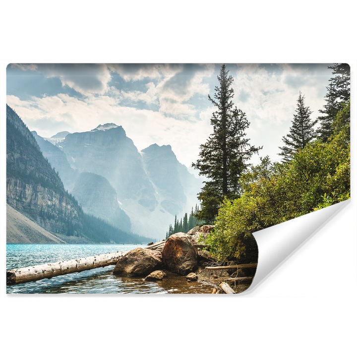 Fototapet Muralo, peisaj, munte, padure 400 cm x 280 cm decor modern living