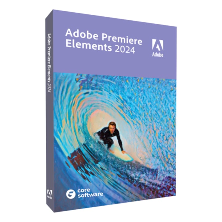 Adobe Premiere Elements 2024, Windows si Mac, Licenta permanenta