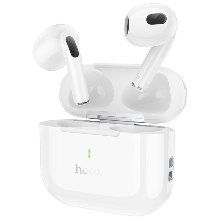 Bluetooth fejhallgató Hoco EW58 TWS, V5.3, True Wireless, Fehér