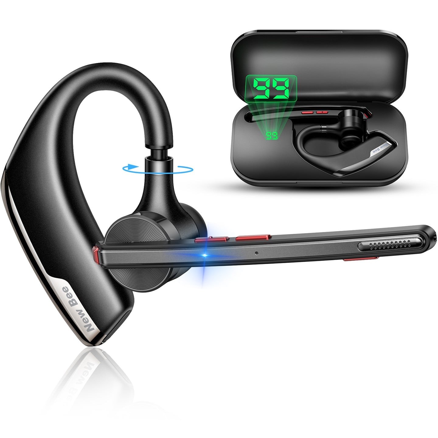 Casca Bluetooth Plantronics Voyager LEGEND UC Multipoint, Adaptor