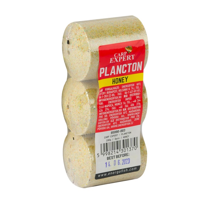 Tablete Carp Expert Plancton, 3buc/pachet miere