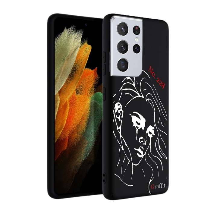 Samsung Galaxy S21 Ultra Telefontok - Graffiti No.228 mintás szilikon tok