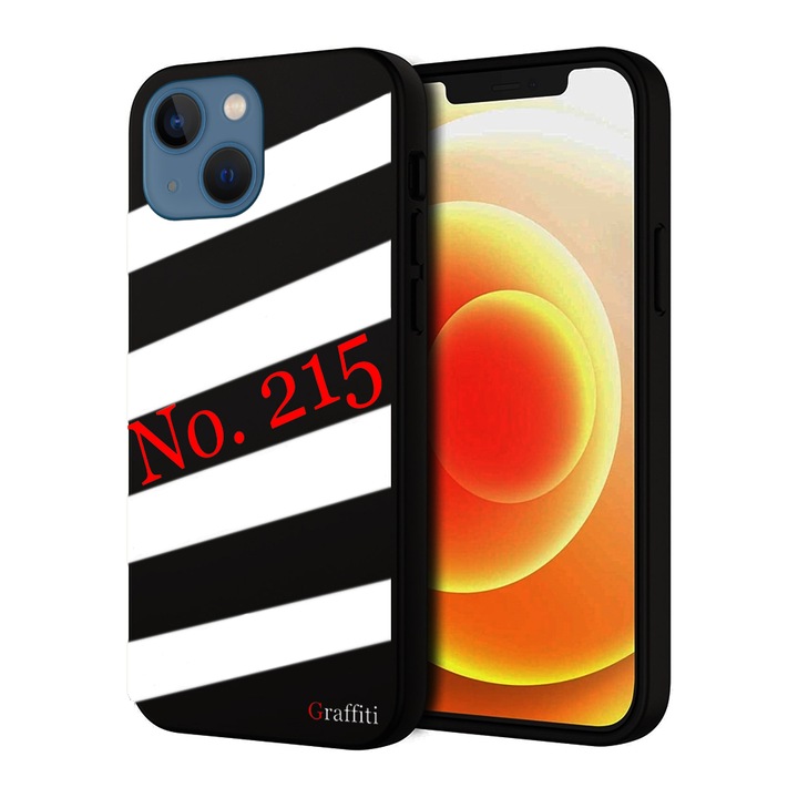 iPhone 15 Plus készülékkel kompatibilis - Graffiti No. 215 mintás szilikon tok