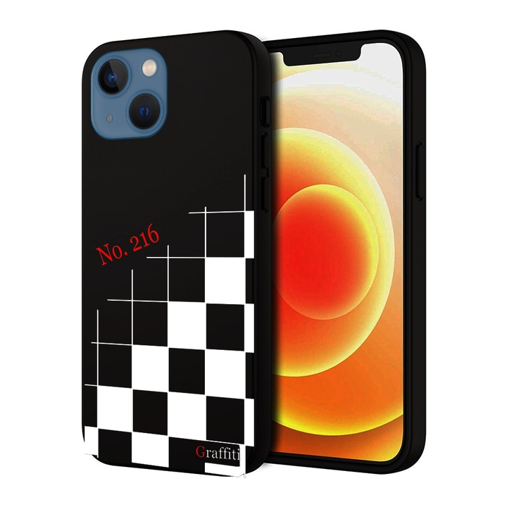 iPhone 15 Plus készülékkel kompatibilis - Graffiti No. 216 mintás szilikon tok