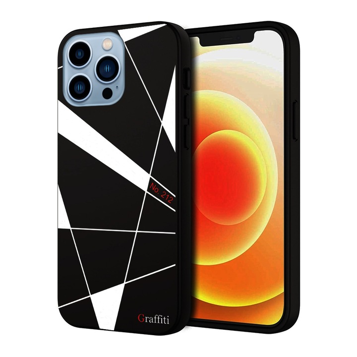 iPhone 16 Pro Max készülékkel kompatibilis - Graffiti No.212 mintás szilikon tok