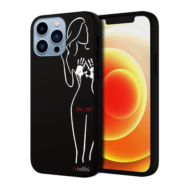 iPhone 16 Pro készülékkel kompatibilis - Graffiti No.227 mintás szilikon tok