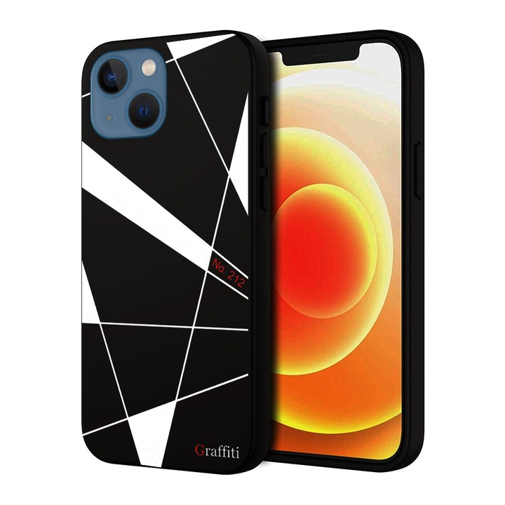 iPhone 15 Plus készülékkel kompatibilis - Graffiti No. 212 mintás szilikon tok