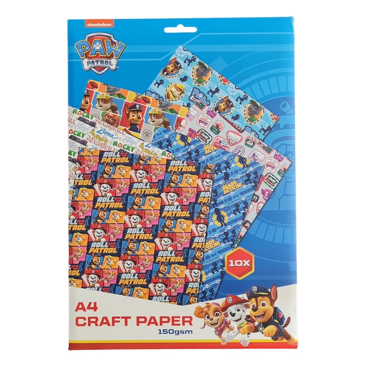 Kartonpapír A4-es Kézimunka 10 db Paw Patrol