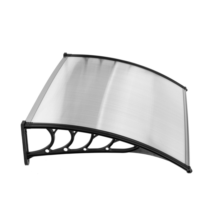 Copertina usa Modernhome, policarbonat/plastic, transparent/negru, 150x100cm