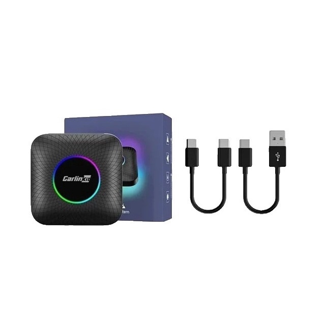 Adaptor wireless CarPlay, AI Box, Android 13, 8GB RAM, 128GB ROM