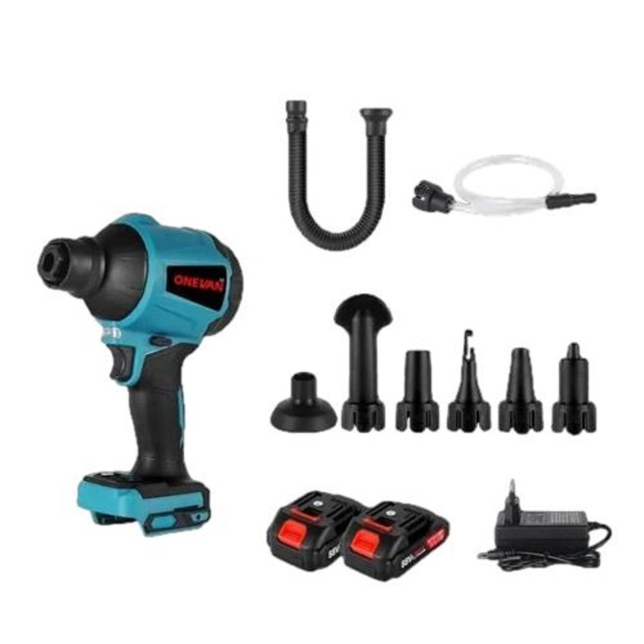 Suflanta, 1000W, 2 baterii, stecher UE