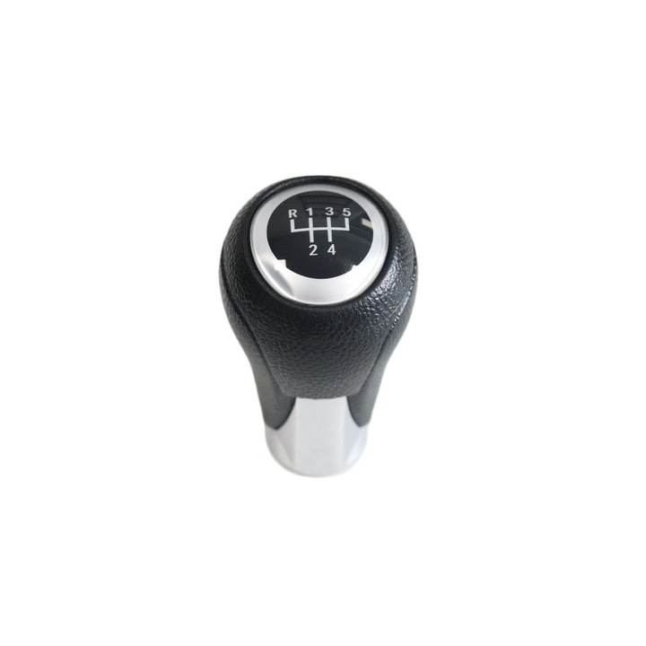 Топка за скоростен лост Emzone за Mazda 2 3 6 CX-3 CX-5, 5 скорости, Черен-хром