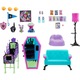 Комплект мебели за кукли, Mattel, Monster High Student's Lounge, многоцветни, 4 години+