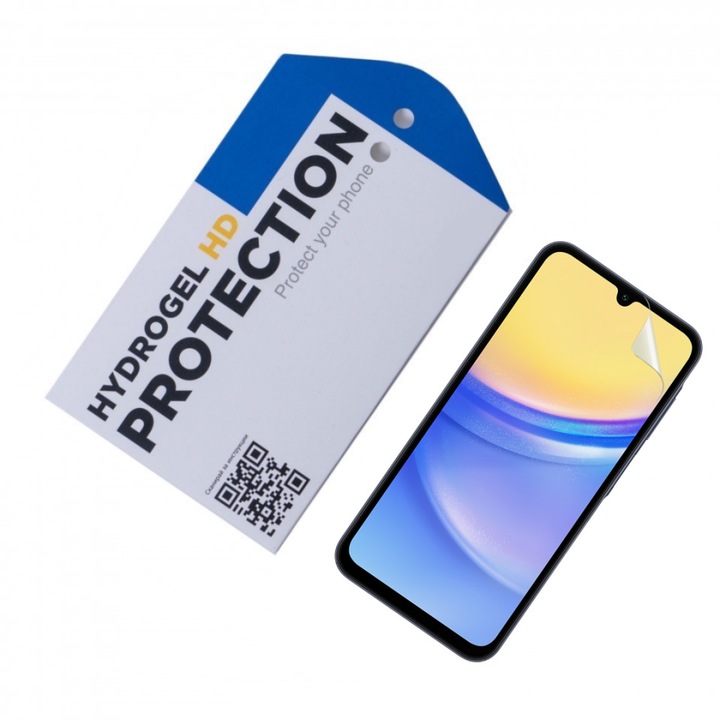 Удароустойчив протектор ОфисиТе за Samsung Galaxy A15 5G, Hydrogel HD, покритие Blue Light защита за очите