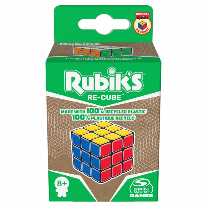 Rubik-kocka, Spin Master, Műanyag, 3x3, Többszínű