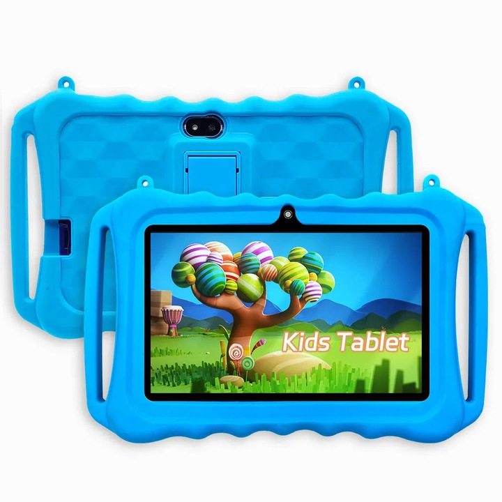 Детски таблет NUBI Wintouch K705, Android 11, IPS Дисплей, 2GB RAM, 7 Inch, 32GB памет, WIFI, Две камери, Родителски контрол, Син