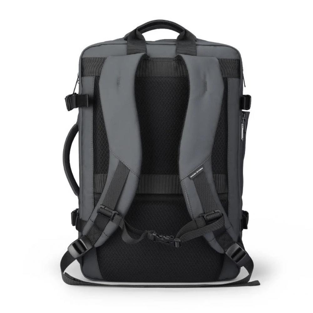 Rucsac pentru laptop, Mark Ryden, compatibil cu laptop 17.3 inch si tableta 11 inch, capacitate 20-39L, port USB, material oxford impermeabil, unisex, 460x310x240, negru